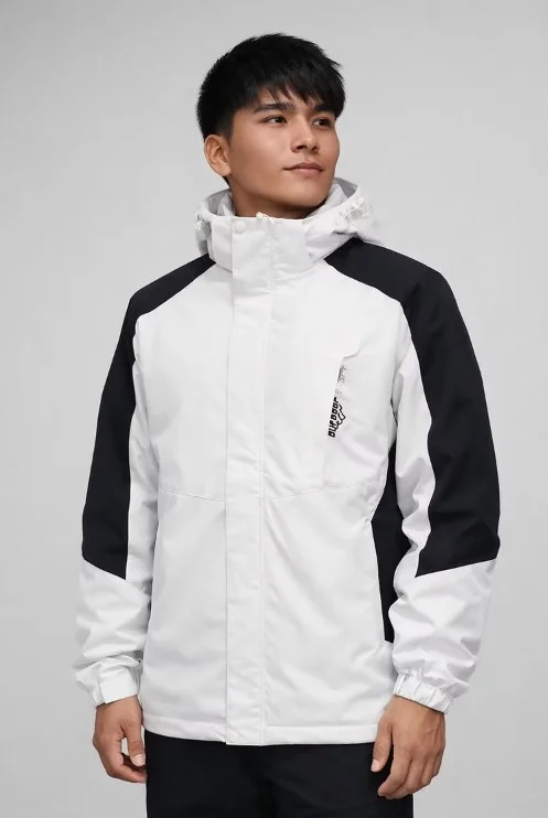 Campera rompeviento con abrigo interno